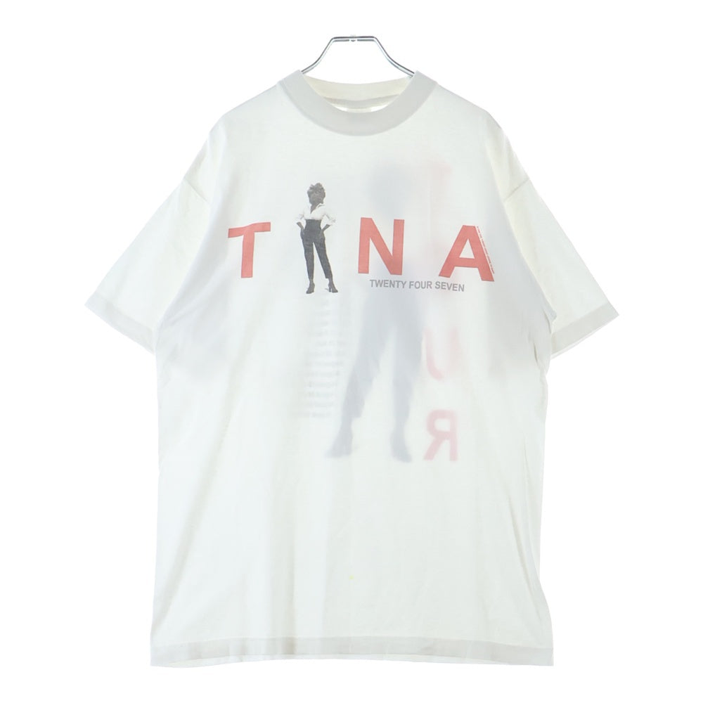 VINTAGE(ヴィンテージ) 90-00S VINTAGE TINA TURNER TWENTY FOUR SEVEN TOUR 1999-2000 TEE ヴィンテージ ティナターナー ツアーTシャツ BCタグ 半袖クルーネックカットソー ホワイト