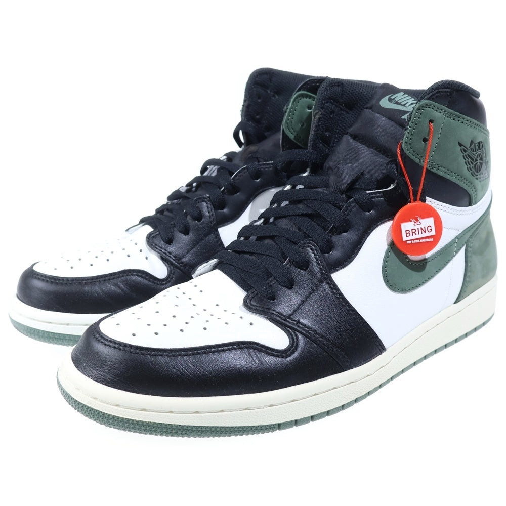 NIKE(ナイキ) AIR JORDAN 1 RETRO HIGH CLAY GREEN エアジョーダン レトロ クレイグリーン ハイカットスニーカー グリーン/ホワイト US10/28cm 555088-135