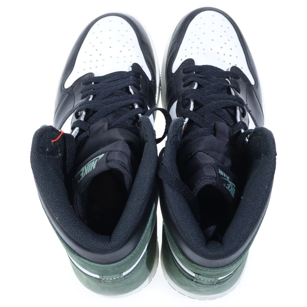 NIKE(ナイキ) AIR JORDAN 1 RETRO HIGH CLAY GREEN エアジョーダン レトロ クレイグリーン ハイカットスニーカー グリーン/ホワイト US10/28cm 555088-135