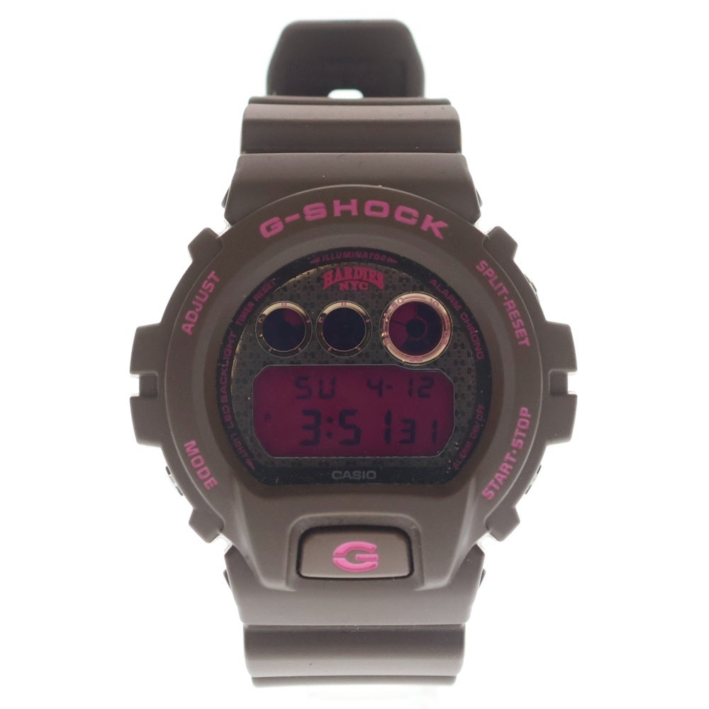 CASIO(カシオ) ×HARDIES NYC ハーディーズ ウォッチ 腕時計 DW-6900HH-5JR ブラウン/ピンク