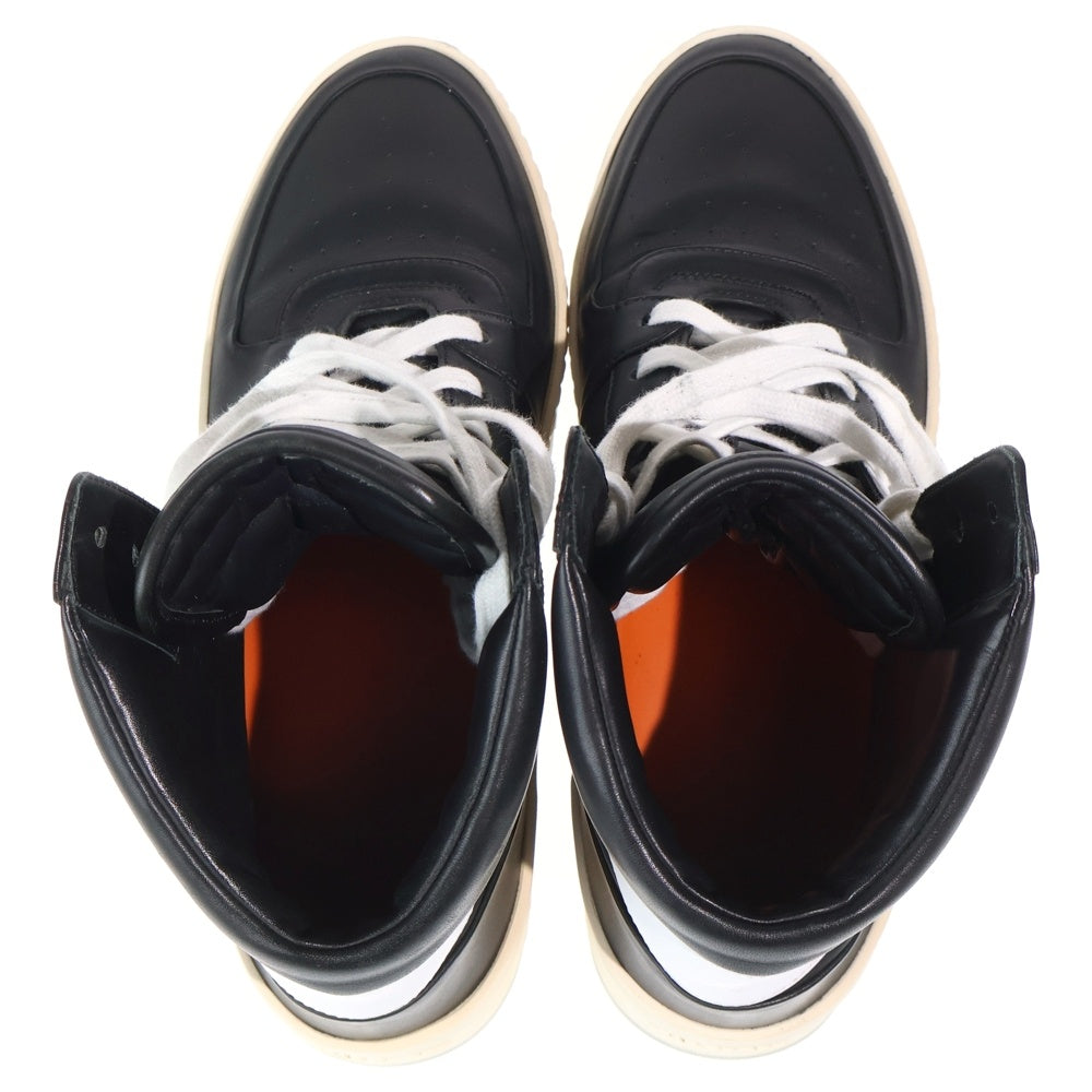 FEAR OF GOD(フィアオブゴッド) BASKETBALL SNEAKER バスケットボール レザーハイカットスニーカー ブラック/ホワイト FG01S18U-19LE-9901