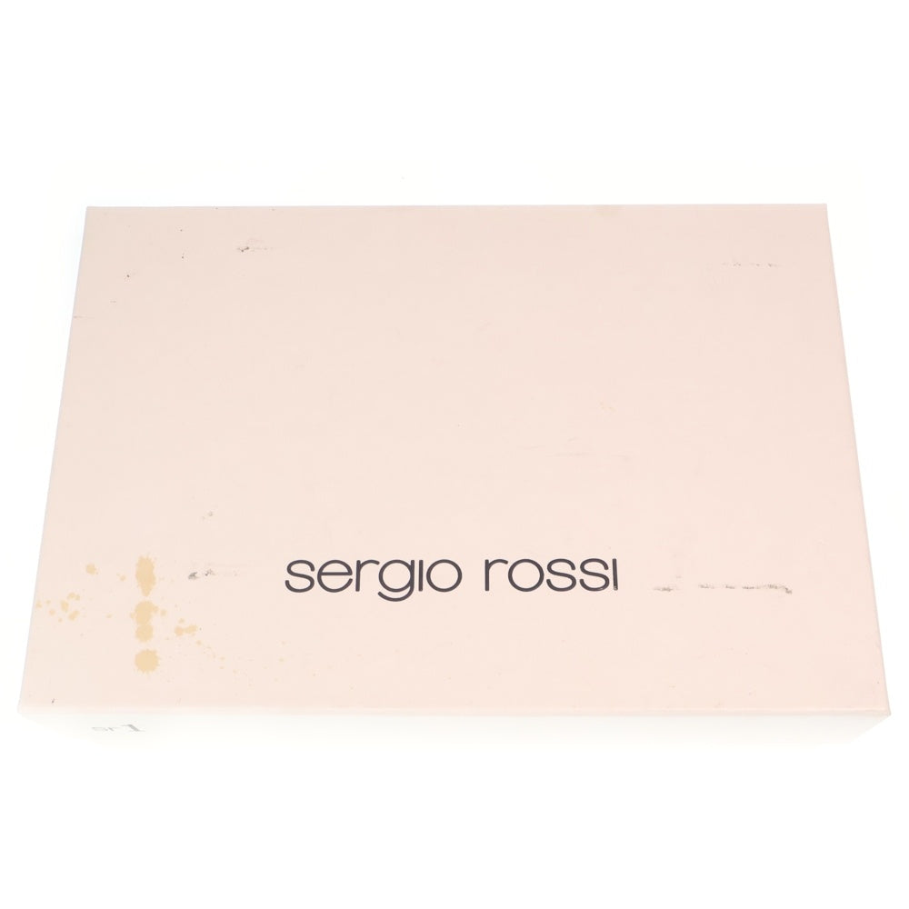 Sergio Rossi(セルジオロッシ) SR1 Running ランニング クリスタルストーン グリッターシュータン レザースリッポン ローカットスニーカー レディース ブラック A80840