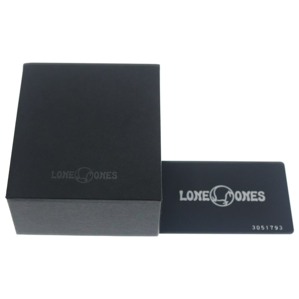 LONE ONES(ロンワンズ) Silk Hoop Earring Small スモール シルク フープイヤリング ピアス シルバー