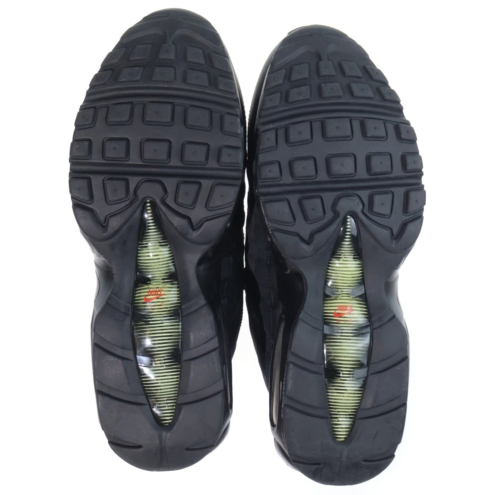 NIKE(ナイキ) 【観賞用2015年】AIR MAX 95 ESSENTIAL エアマックス エッセンシャル ローカットスニーカー ブラック/レッド US10.5/28.5cm 749766-016