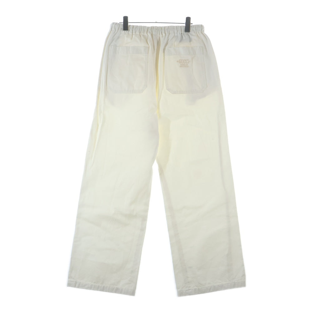 GUCCI(グッチ) MODELES ORIGINAUX モデル オリジノウ イージーワイドパンツ ホワイト 732434 ZAMYR