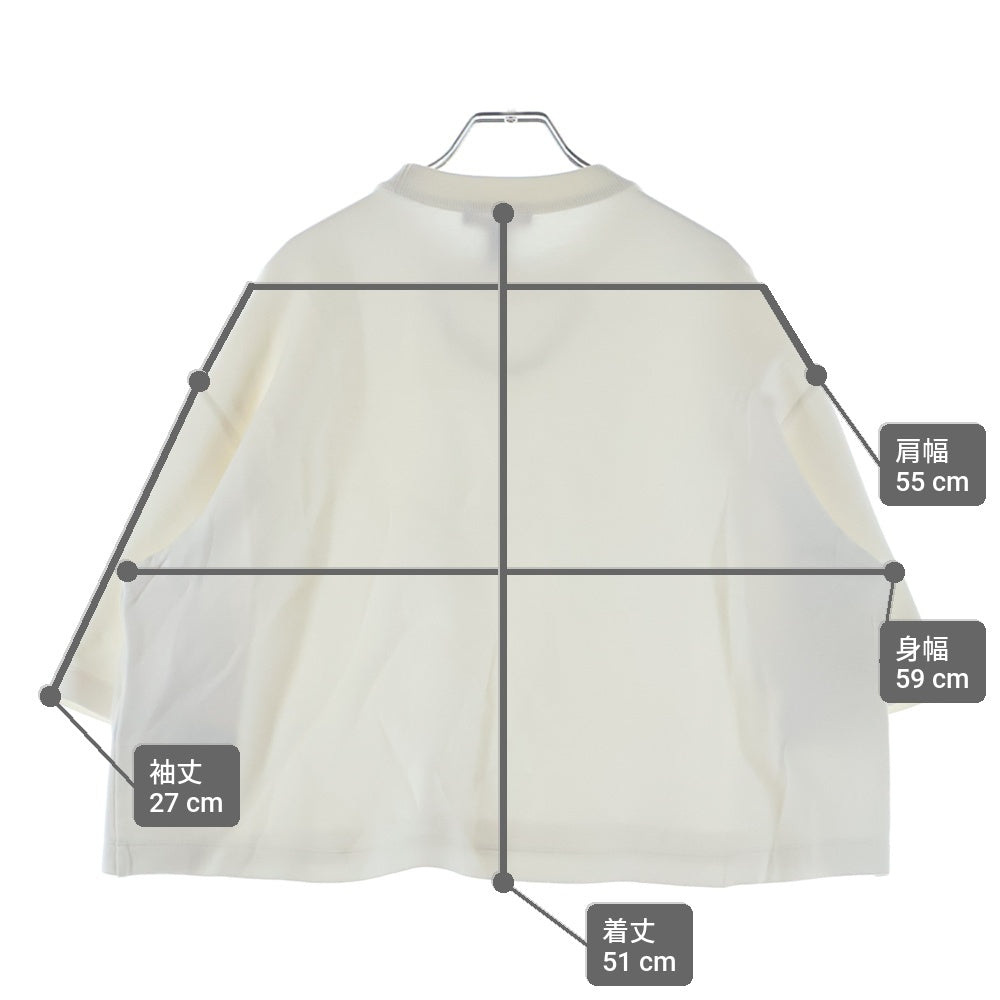 LOUIS VUITTON(ルイヴィトン) 24AW ネックチェーン スウェット クルーネック半袖Tシャツ カットソー ホワイト RW242WW FED FRTS39