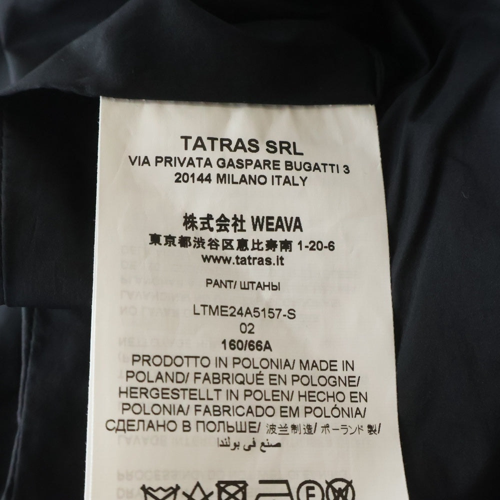 TATRAS(タトラス) ボアフリース イージーサルエルパンツ ブラック LTME24A5157
