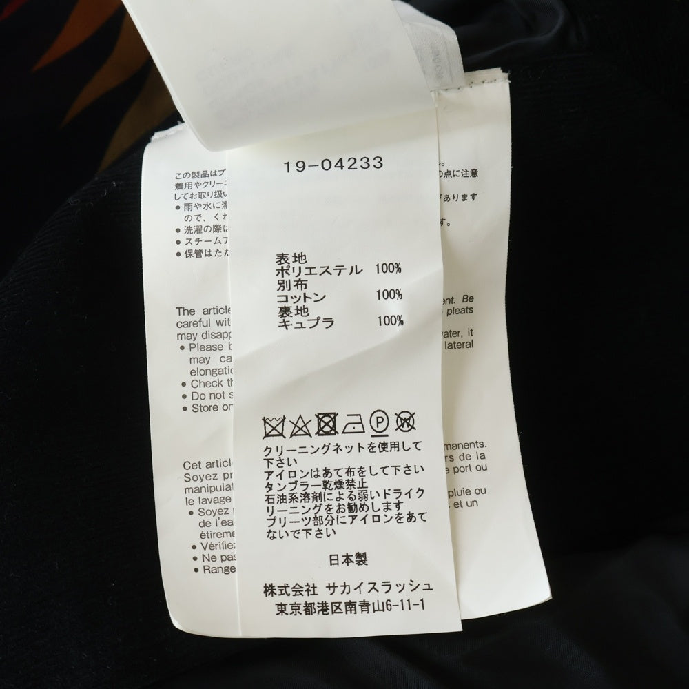 Sacai(サカイ) ×PENDLETON ペンドルトン ノースリーブ プリーツワンピース ドレス レディース マルチカラー 19-04233