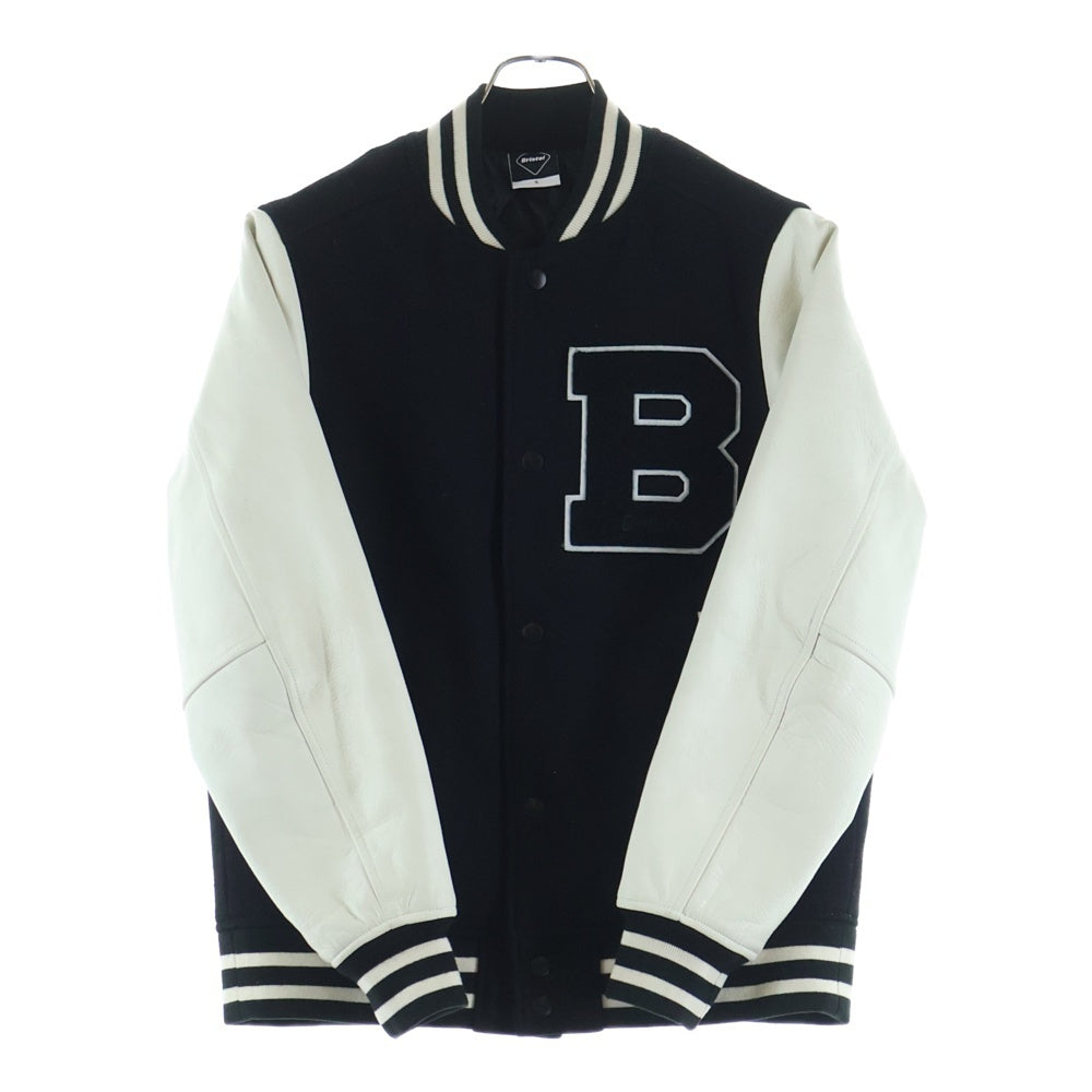 F.C.R.B./F.C.Real Bristol/FCRB(エフシーアールビー/エフシーレアルブリストル) 18AW WOOL MELTON STADIUM JACKET ウールメルトン スタジアムジャケット ブラック FCRB-189050