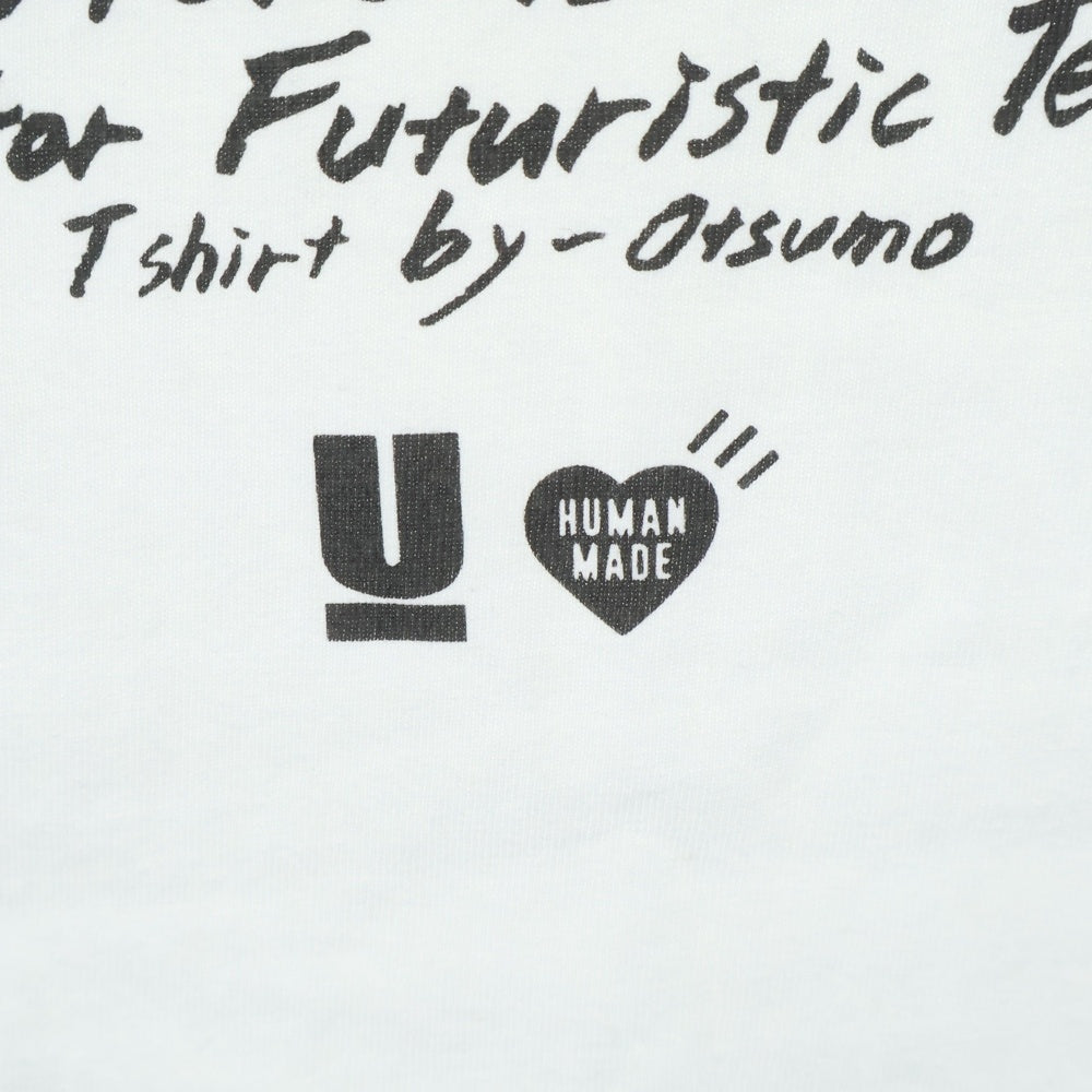 HUMAN MADE(ヒューマンメイド) 22AW ×UNDERCOVER LASTORGY2 アンダーカバー ラストロジー クルーネック半袖Tシャツ カットソー ホワイト UC2B9809