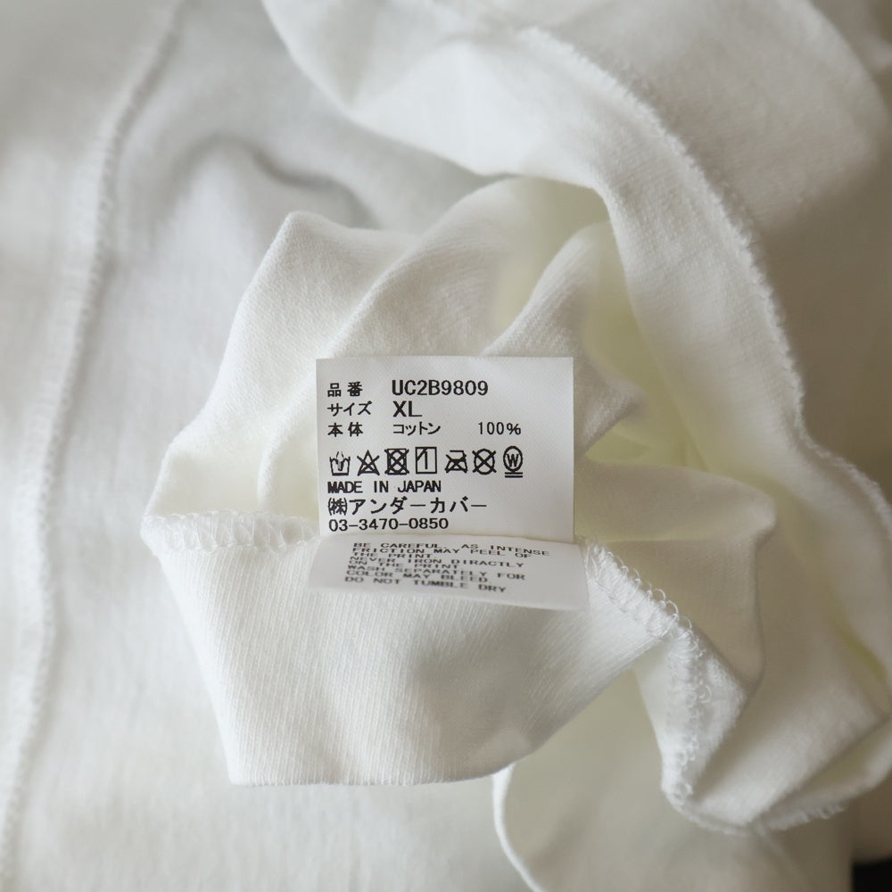 HUMAN MADE(ヒューマンメイド) 22AW ×UNDERCOVER LASTORGY2 アンダーカバー ラストロジー クルーネック半袖Tシャツ カットソー ホワイト UC2B9809