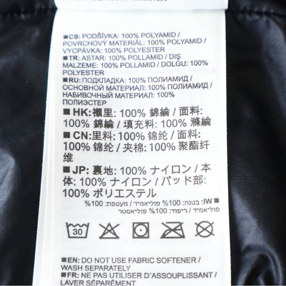 SALOMON(サロモン) OUTLINE HOODED BLOUSON アウトライン フーデッド アームロゴプリント ブルゾン ブラック LC2121700