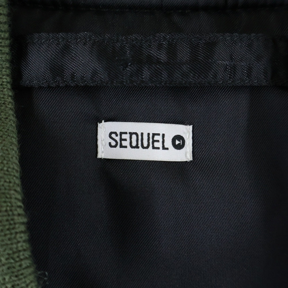 SEQUEL(シークエル) 24AW×DISNEY SNOW WHITE MA-1 ディズニー スノーホワイト ナイロン ジャケット カーキ SQ-24AW-SWJK-01