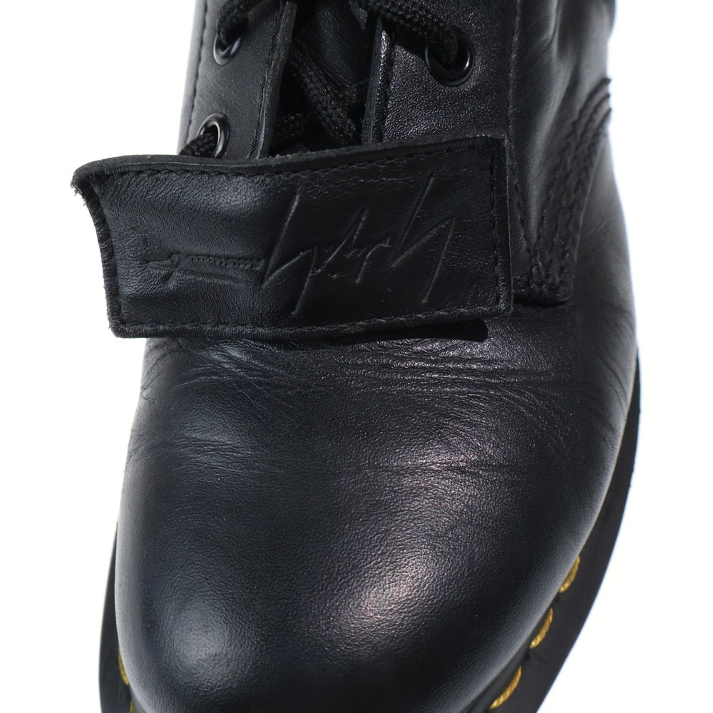 Dr.Martens(ドクターマーチン) ×Yohji Yamamoto ヨウジヤマモト 8ホール サイドジップ レースアップ レザー ブーツ ブラック HR-E14-735-1A2