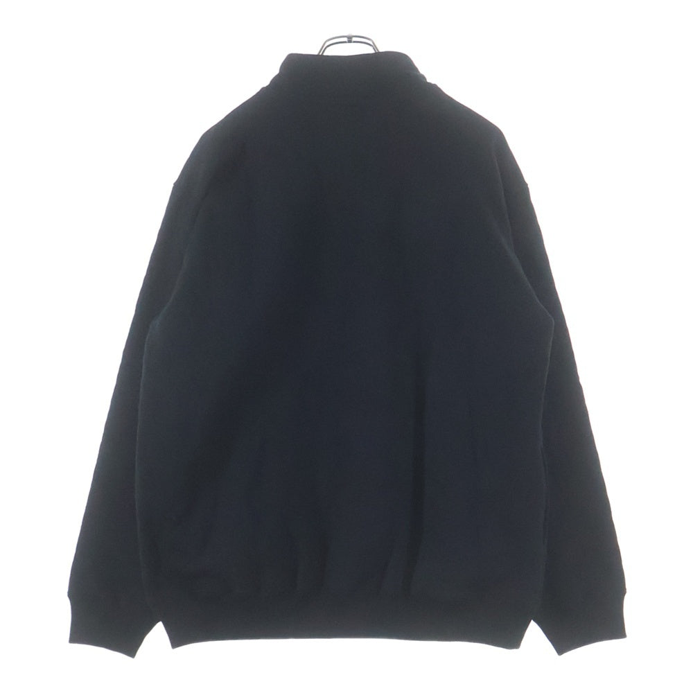 FTC(エフシーティー) QUILTED HALF ZIP SWEATSHIRT キルティング加工 ハーフジップ スウェット トレーナー ブラック FTC025AWSW09