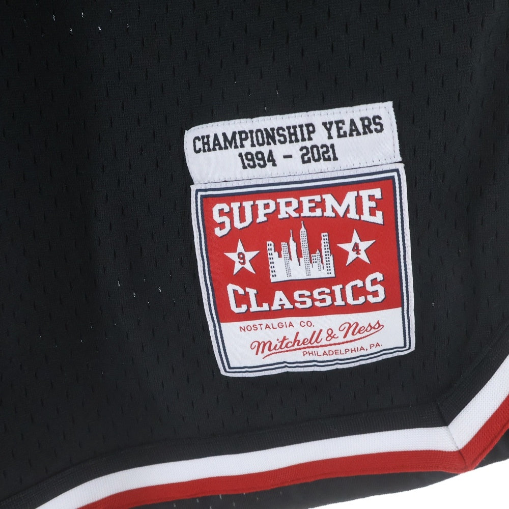 SUPREME(シュプリーム) 21SS ×Mitchell & Ness Basketball Short ミッチェル&ネス バスケットボールショーツ ハーフパンツ ブラック