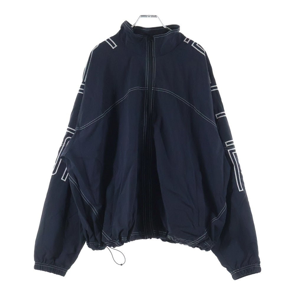 SUPREME(シュプリーム) 25SS Spellout Embroidered Track Jacket スペルアウト エンブロイダリー ジップアップトラックジャケット ブラック