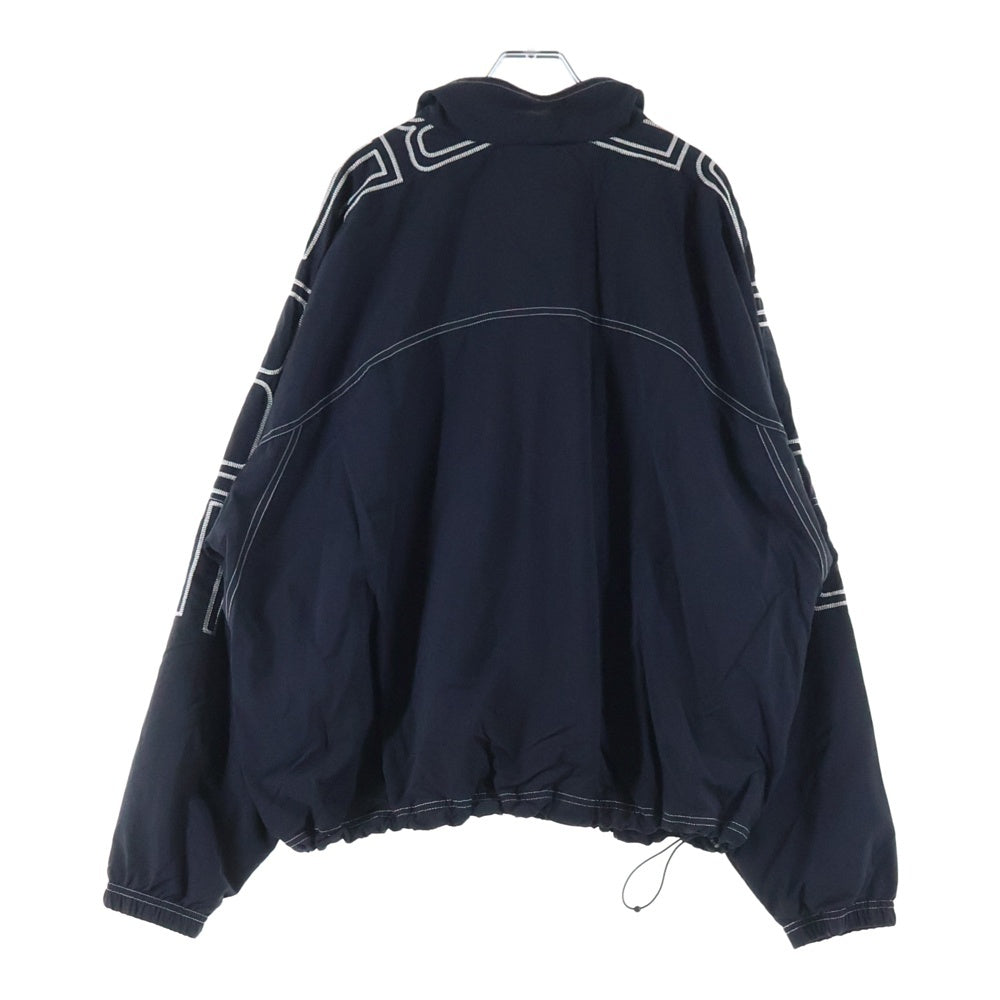 SUPREME(シュプリーム) 25SS Spellout Embroidered Track Jacket スペルアウト エンブロイダリー ジップアップトラックジャケット ブラック