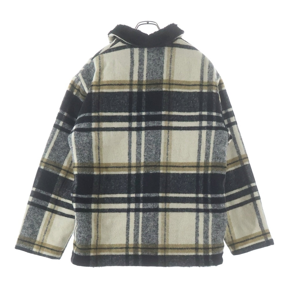 SUPREME(シュプリーム) 25AW Plaid Car Coat プレイド カー ボア チェックコート イエロー/ブラック