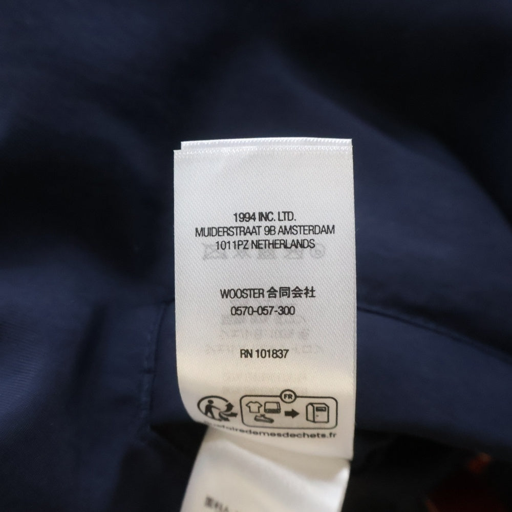 SUPREME(シュプリーム) 24AW Reversible Puffer Jacket 裏地チェック パファー リバーシブル ダウンジャケット ネイビー/グレー