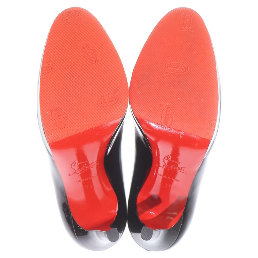CHRISTIAN LOUBOUTIN(クリスチャンルブタン) ニューシンプルパンプス ラウンドトゥ エナメル ハイヒール シューズ レディース ブラック 3080746
