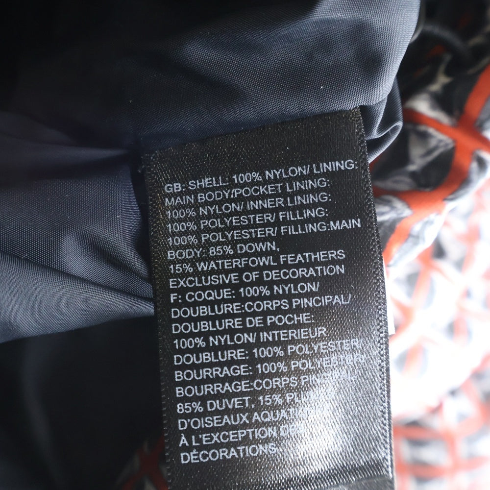 SUPREME(シュプリーム) 21SS ×THE NORTH FACE ノースフェイス ヌプシ ロゴエンブロイダリー スタッズプリントデザイン ジップアップ フーデッド ダウン ベスト NF0A5IQX