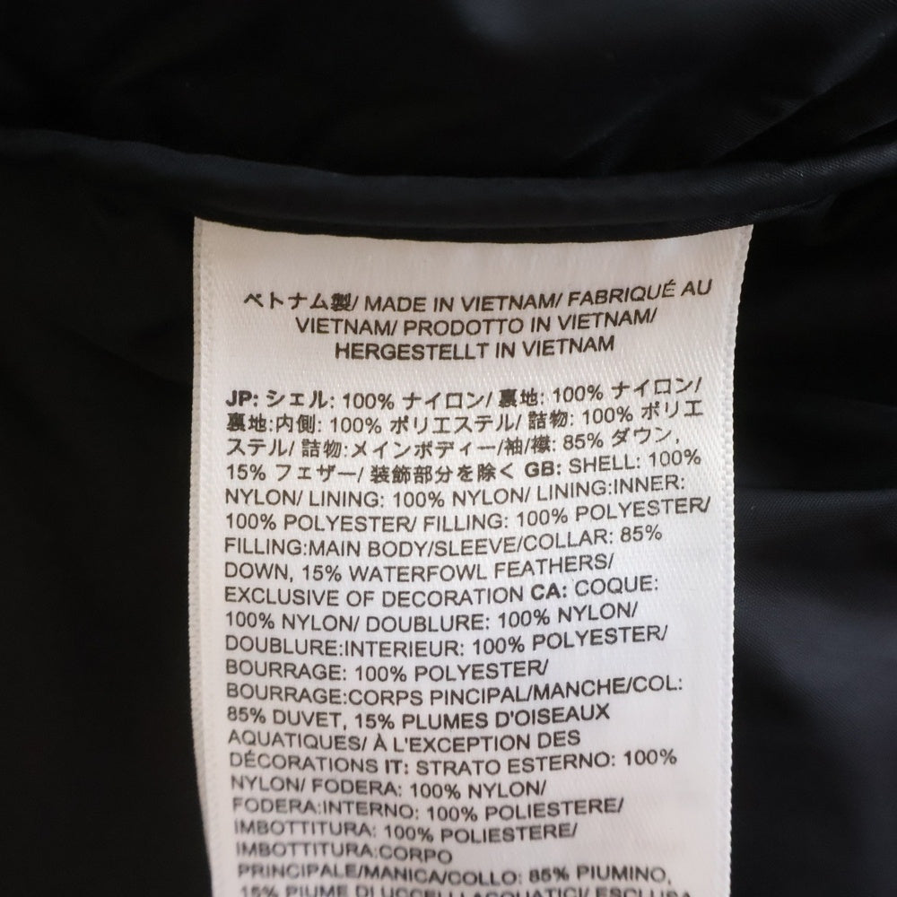 SUPREME(シュプリーム) 24SS ×THE NORTH FACE ノースフェイス ヌプシ スプリット ロゴエンブロイダリー カモ柄 切り替えデザイン ジップアップ ナイロン ダウンジャケット NF0A875F