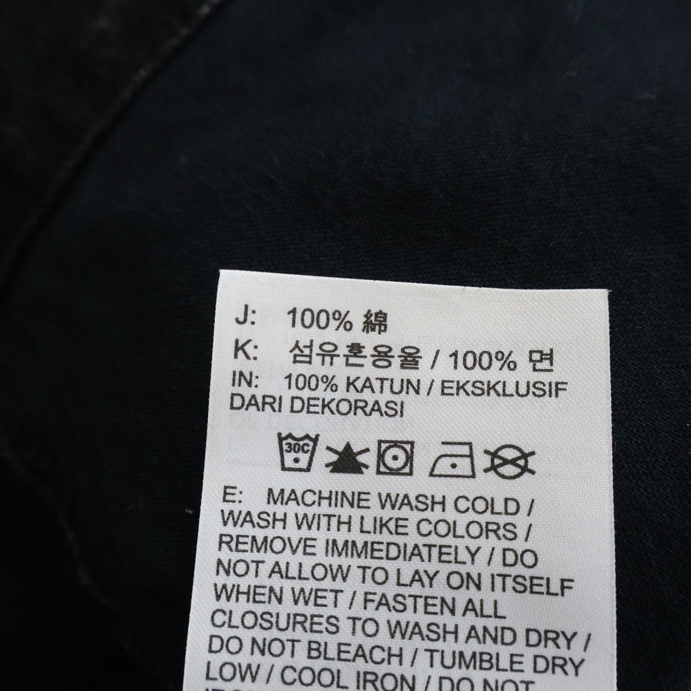 SUPREME(シュプリーム) 24SS ×NIKE Denim Short ナイキ ロゴエンブロイダリー デニムジップアップ ショーツ ハーフパンツ ブラック FQ0344-010