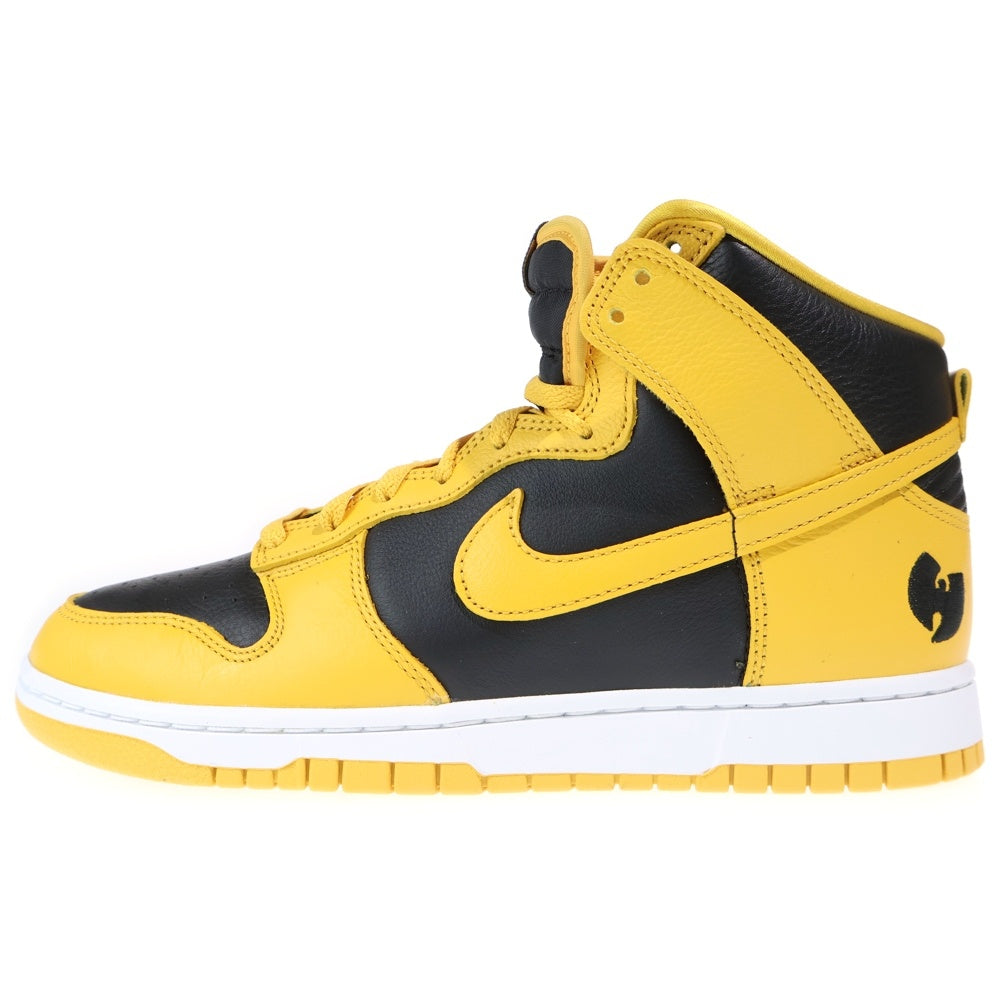 NIKE(ナイキ) ×Wu-Tang Clan DUNK HIGH RETRO PRM BLACK AND POLLEN ウータンクラン ダンク ハイ レトロ ハイカットスニーカー イエロー US9/27cm HJ4320-001