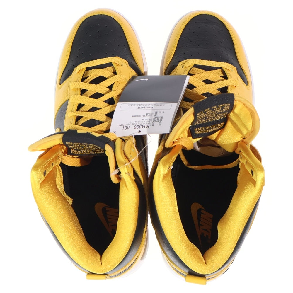 NIKE(ナイキ) ×Wu-Tang Clan DUNK HIGH RETRO PRM BLACK AND POLLEN ウータンクラン ダンク ハイ レトロ ハイカットスニーカー イエロー US9/27cm HJ4320-001