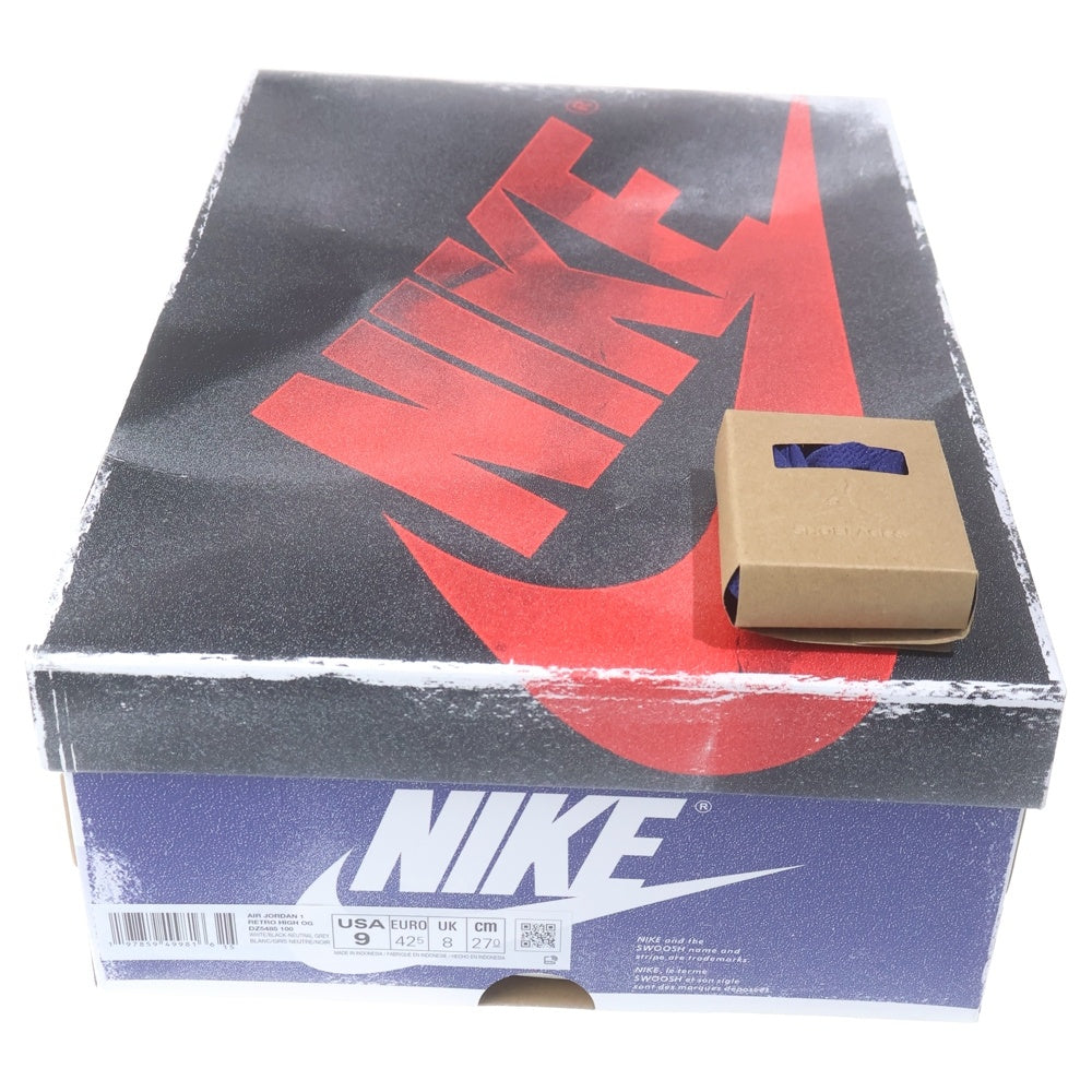 NIKE(ナイキ) AIR JORDAN 1 HIGH OG RARE AIR DEEP ROYAL BLUE エアジョーダン ハイ OG レア エアディープ ロイヤルブルー ハイカットスニーカー US9/27cm DZ5485-100
