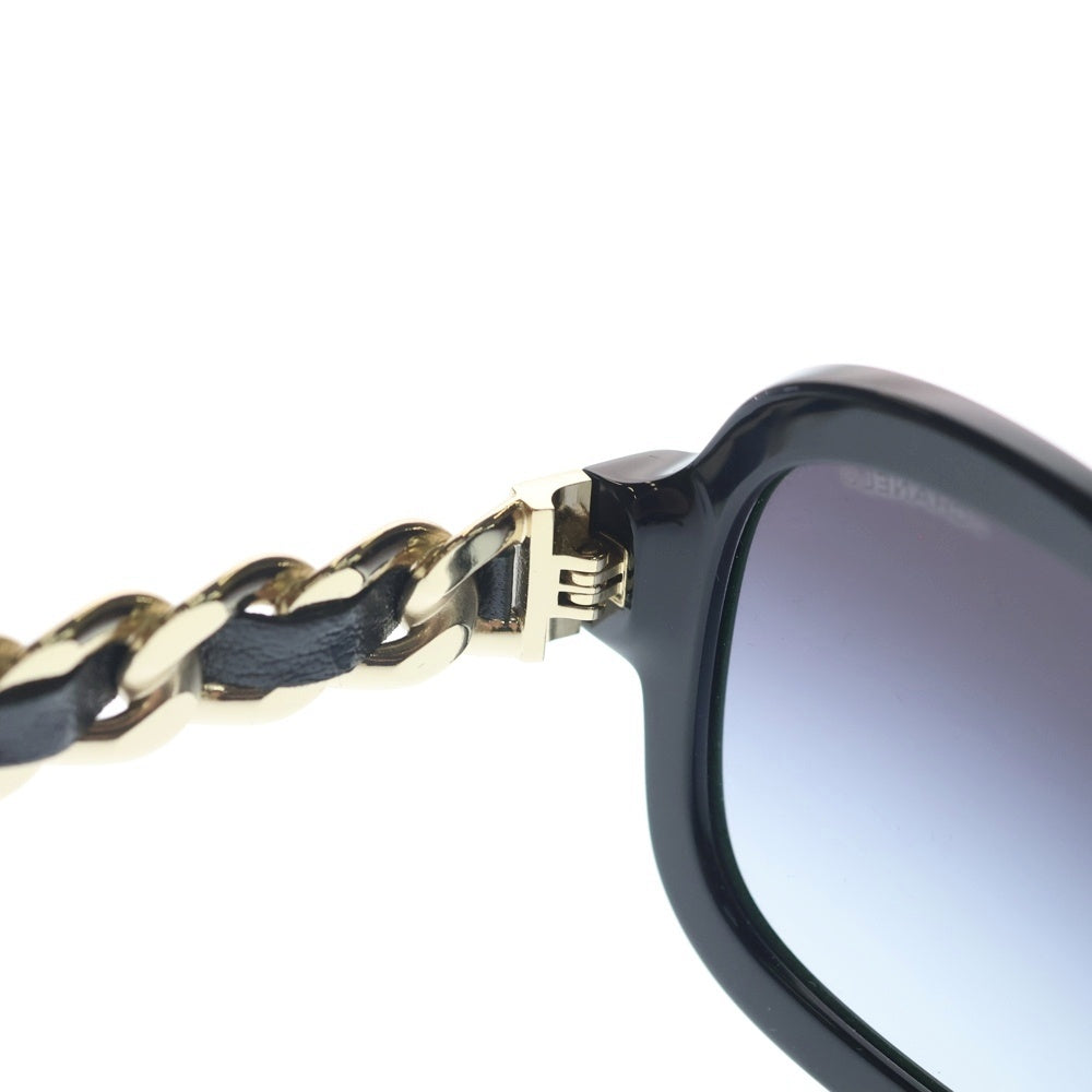 CHANEL(シャネル) 5465-Q-A スクエアフレーム チェーンテンプル サングラス メガネ ブラック レディース