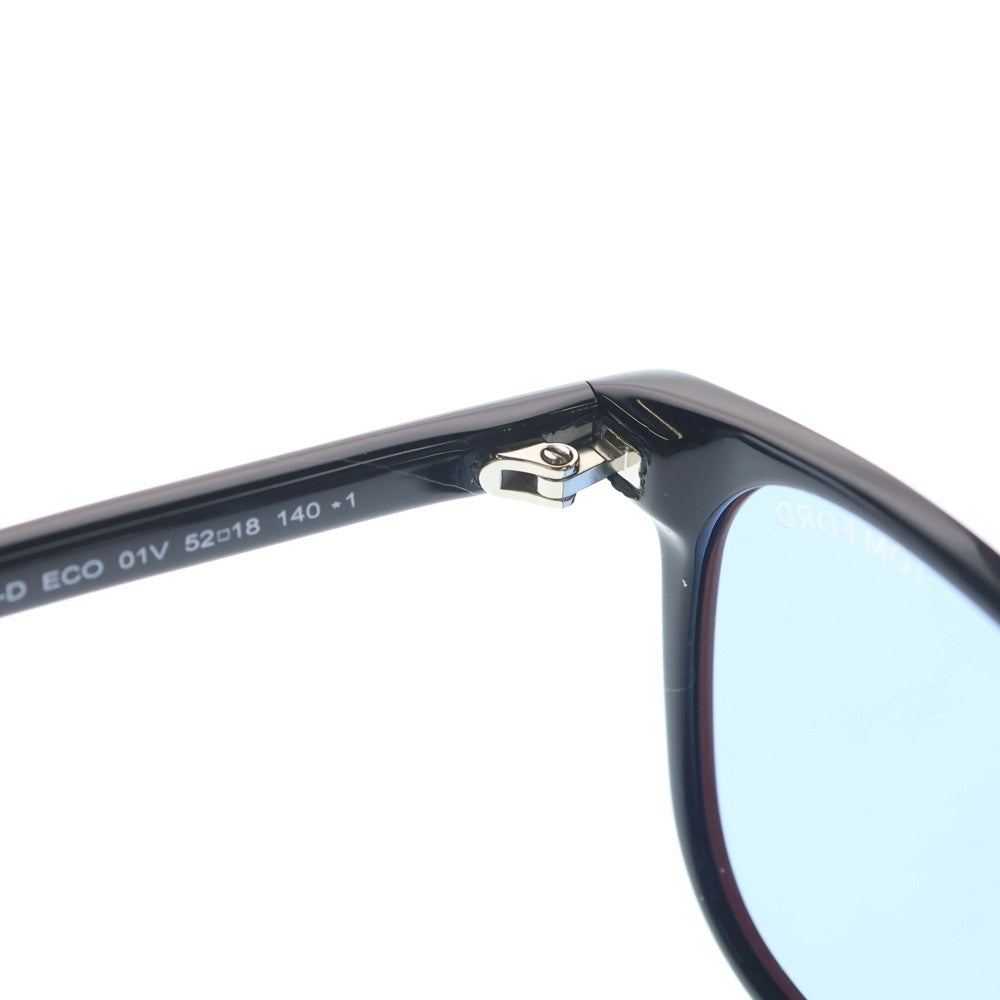 TOM FORD(トムフォード) アジアンフィット スクエアフレーム サングラス メガネ ブラック TF1040-D