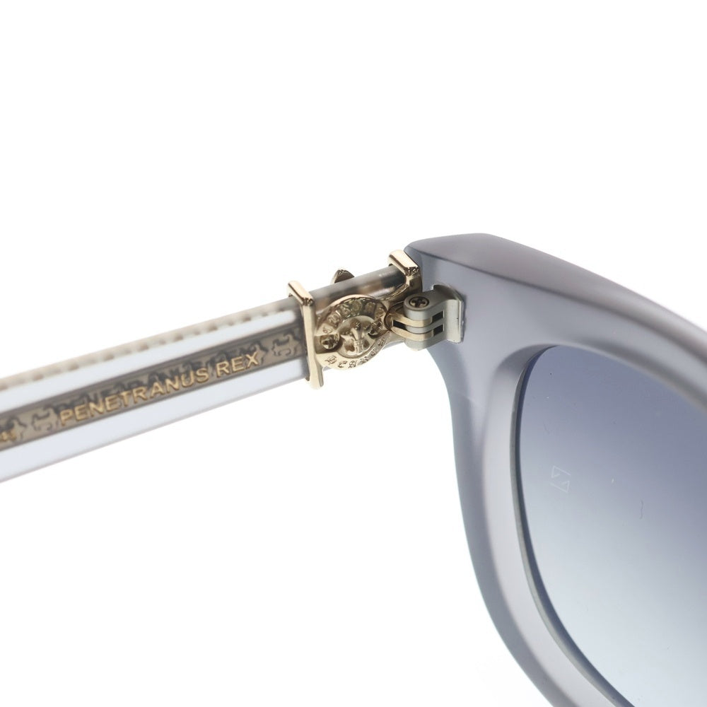 CHROME HEARTS(クロムハーツ) PENETRANUS REX BSフレア ウェリントンフレーム サングラス メガネ グレー/ゴールド