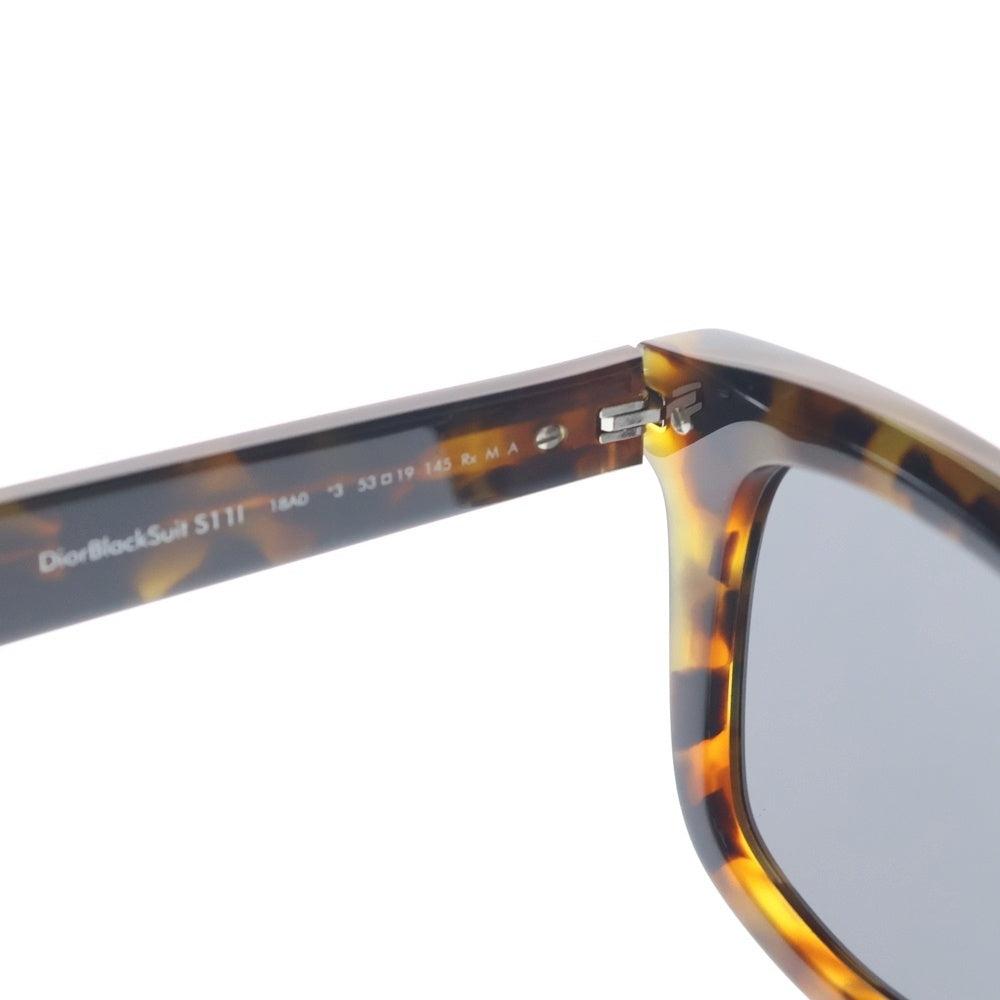 DIOR(ディオール) DIORBLACKSUIT S11I ディオールブラックスーツ ウェリントンフレーム サングラス メガネ ブラウン レディース