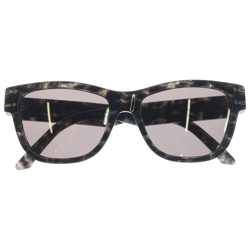 DIOR(ディオール) DIORSIGNATURE S6U ディオールシグネチャー スクエアフレーム サングラス メガネ ブラック レディース