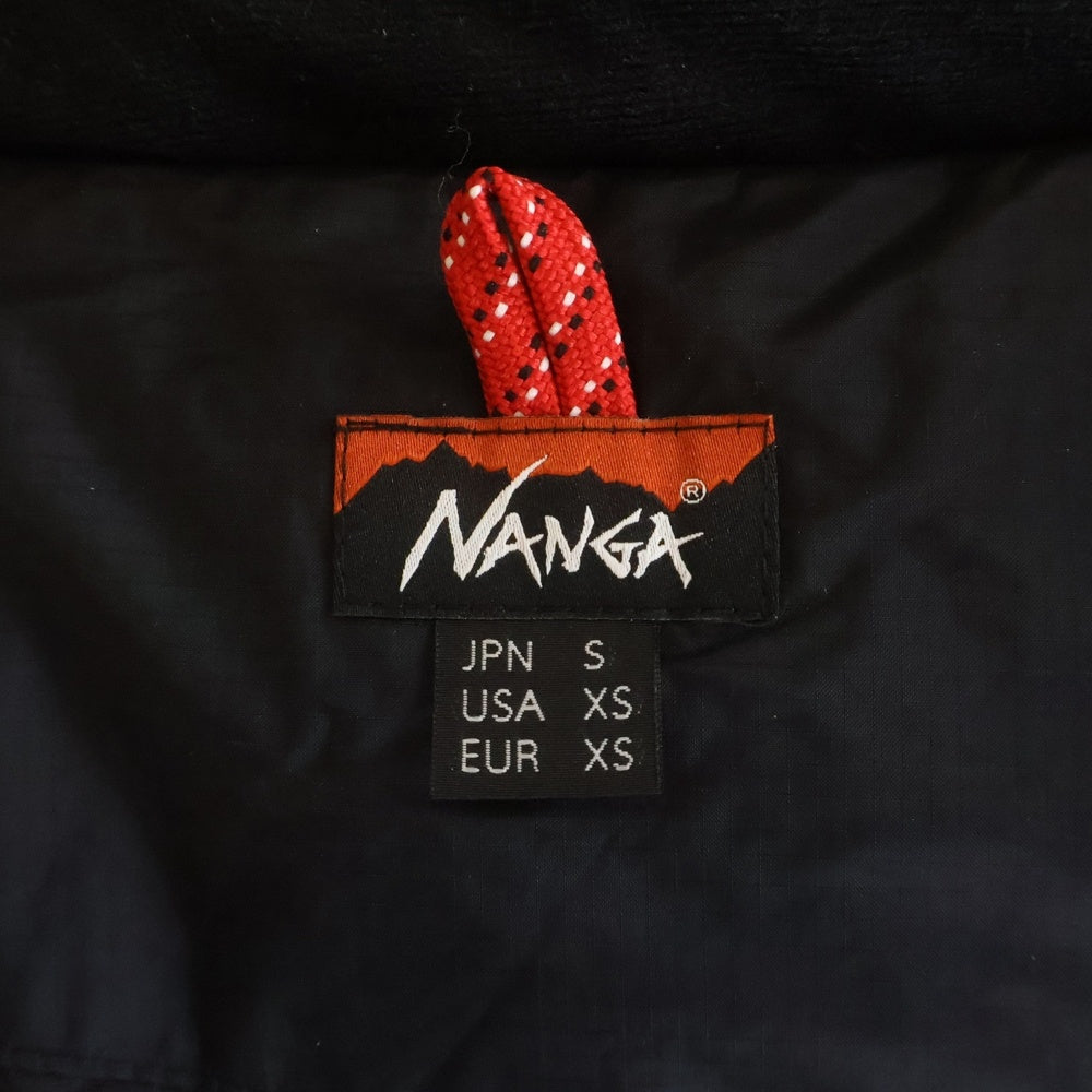 NANGA(ナンガ) AURORA TEX DOWN JACKET オーロラテックス フーデッド ダウンジャケット ブラック