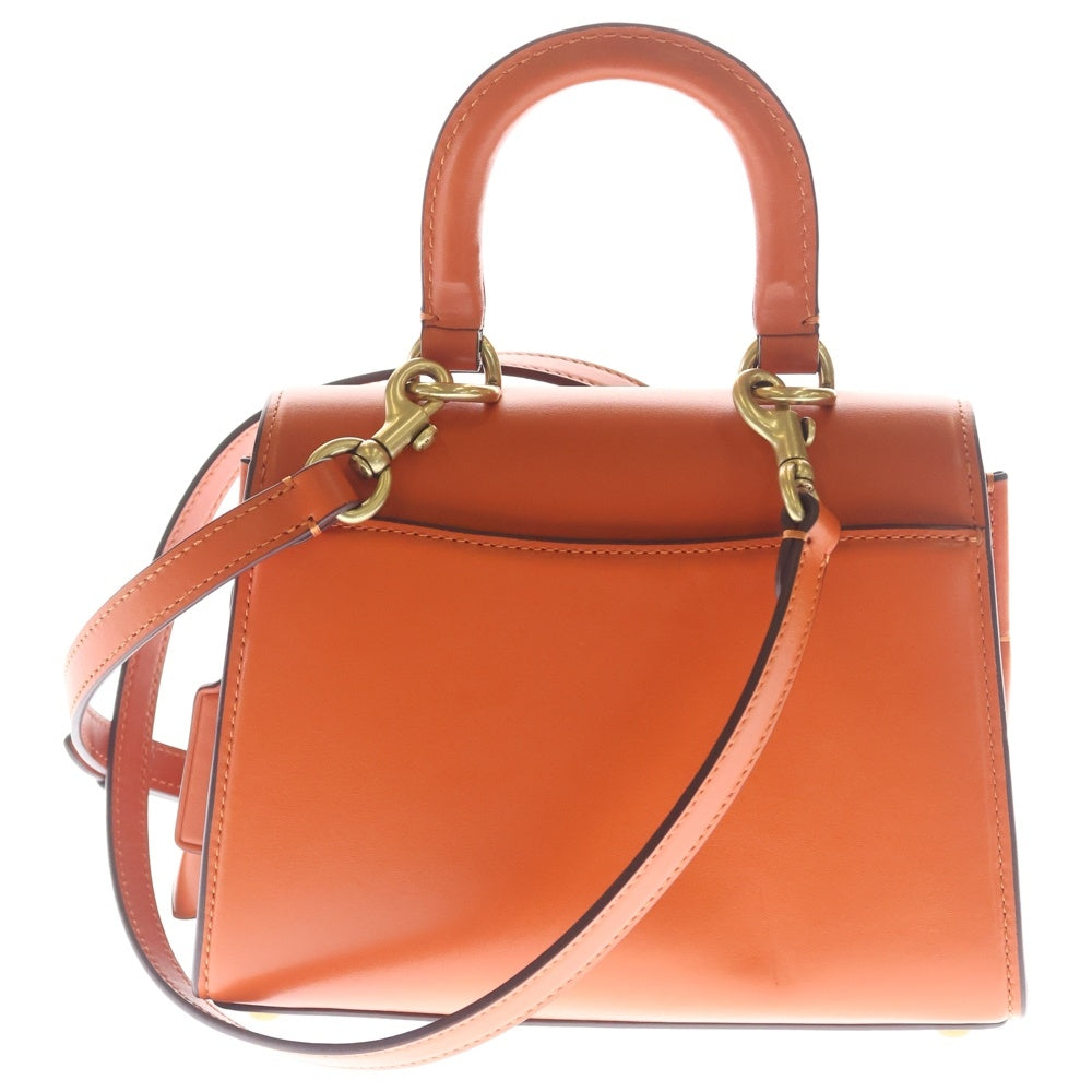 COACH(コーチ) サミー トップハンドル レザー 2WAY ハンド ショルダーバッグ オレンジ C2357-CJ812 レディース