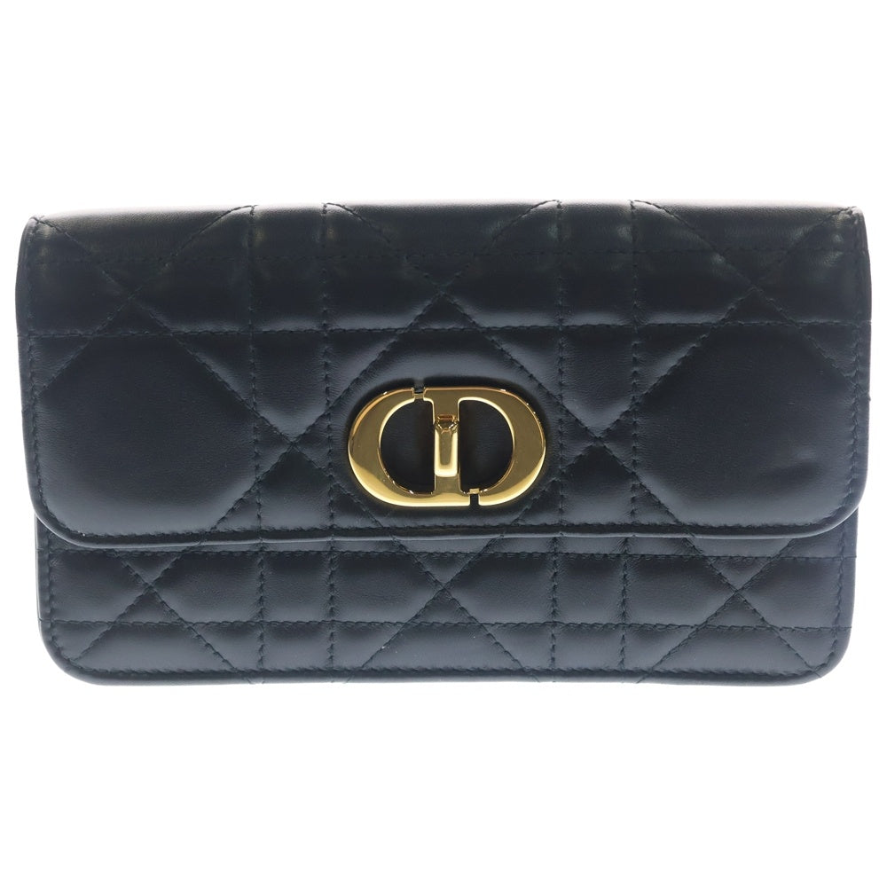 Christian Dior(クリスチャンディオール) MISS CARO ミスカロ カナージュ チェーンショルダーバッグ ブラック S5225UDAX レディース