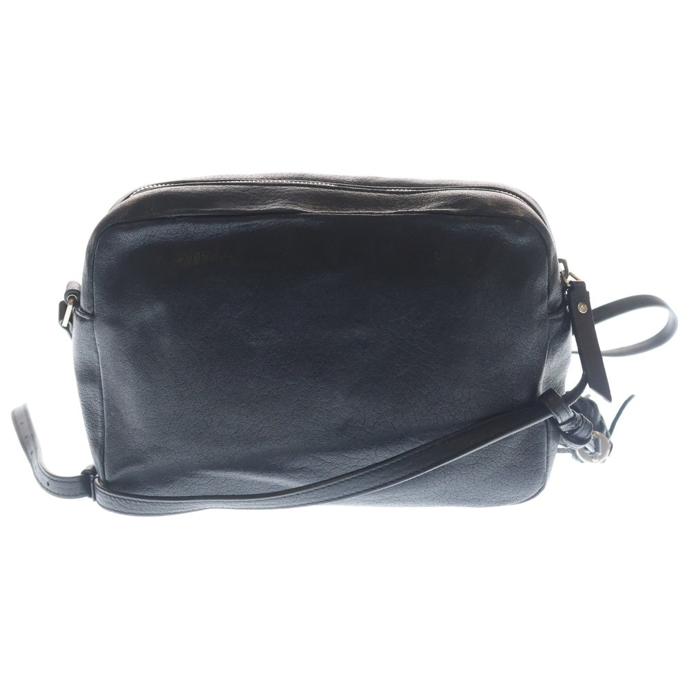 SAINT LAURENT PARIS(サンローランパリ) CAMERA BAG ロゴエンボス レザー ショルダーバッグ ブラック 470299 レディース
