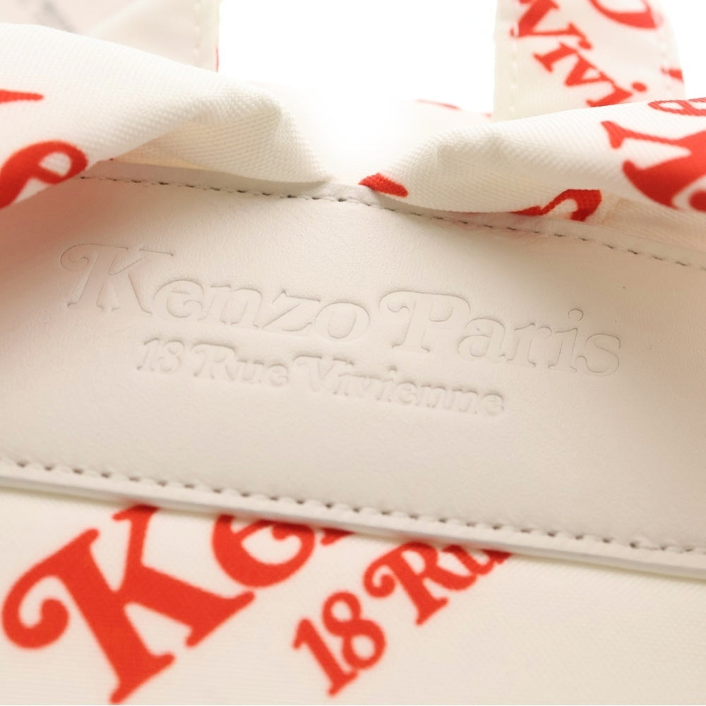 KENZO(ケンゾー) 23AW ×VERDY KENZOGRAM ヴェルディ ケンゾーグラム 総柄 バックパック リュック ホワイト/レッド FE55SA513F23