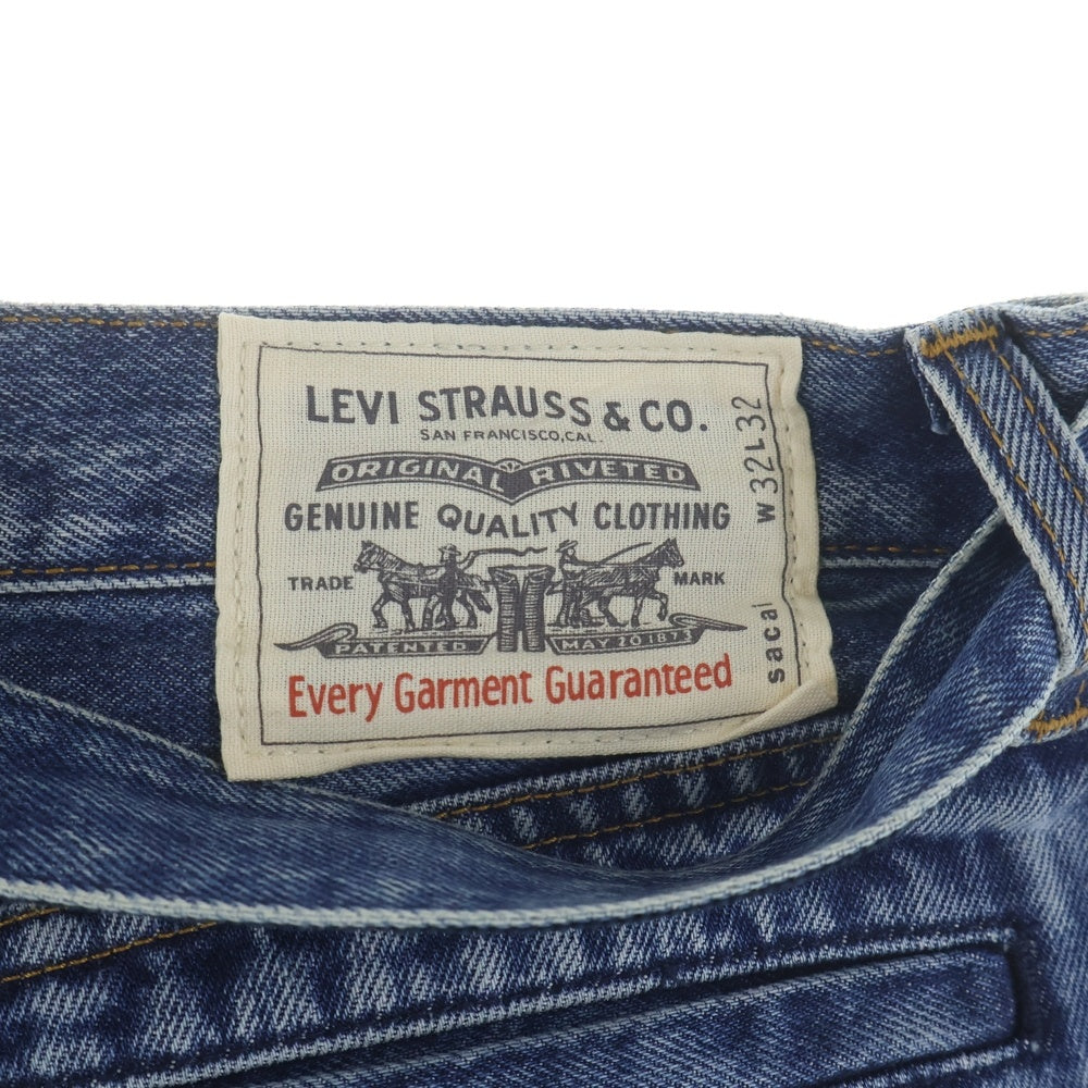 Sacai(サカイ) 25SS ×LEVI'S 5ポケット ジップフライ バギーデニムパンツ インディゴ 25-0962S