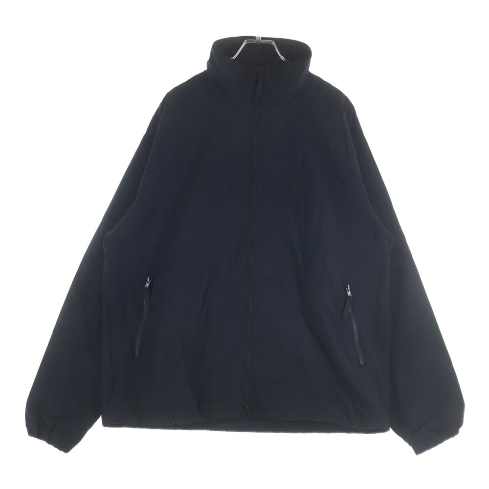The Ennoy Professional(エンノイプロフェッショナル) 23SS エンブロイダリーロゴ ジップアップ ナイロンジャケット ブラック SS23BRENJK01LV