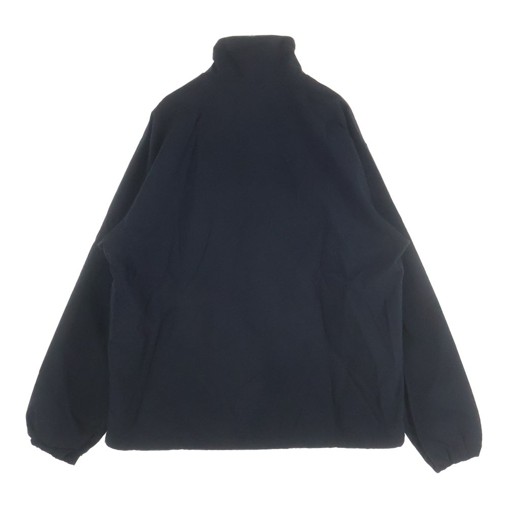 The Ennoy Professional(エンノイプロフェッショナル) 23SS エンブロイダリーロゴ ジップアップ ナイロンジャケット ブラック SS23BRENJK01LV