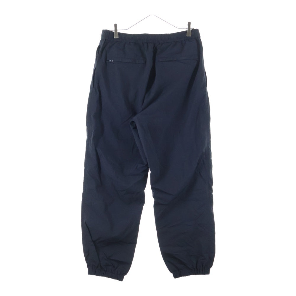 The Ennoy Professional(エンノイプロフェッショナル) 23SS エンブロイダリーロゴ ウエストゴム ドローコード ナイロンパンツ ブラック SS23BRENPT01LV