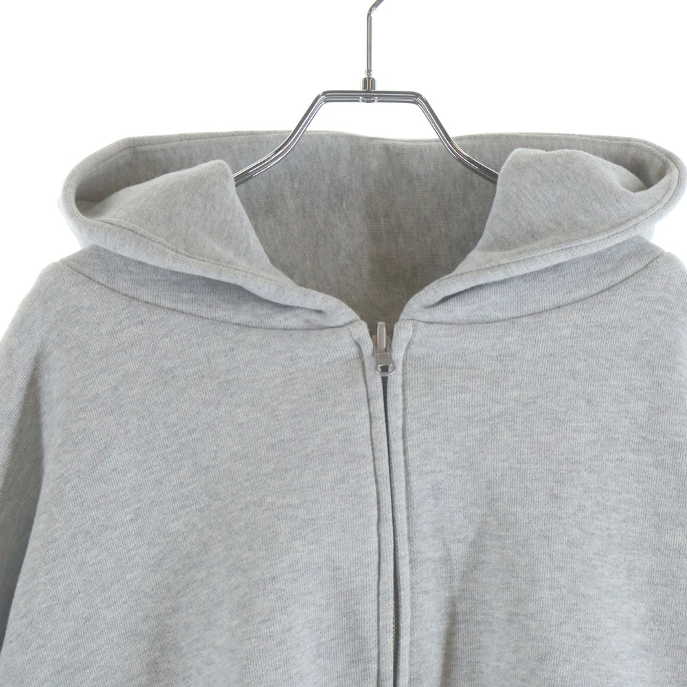 entire studios(エンタイア スタジオ) ZIP HOODIE リバーシブル スウェット ジップアップパーカー グレー ES2488