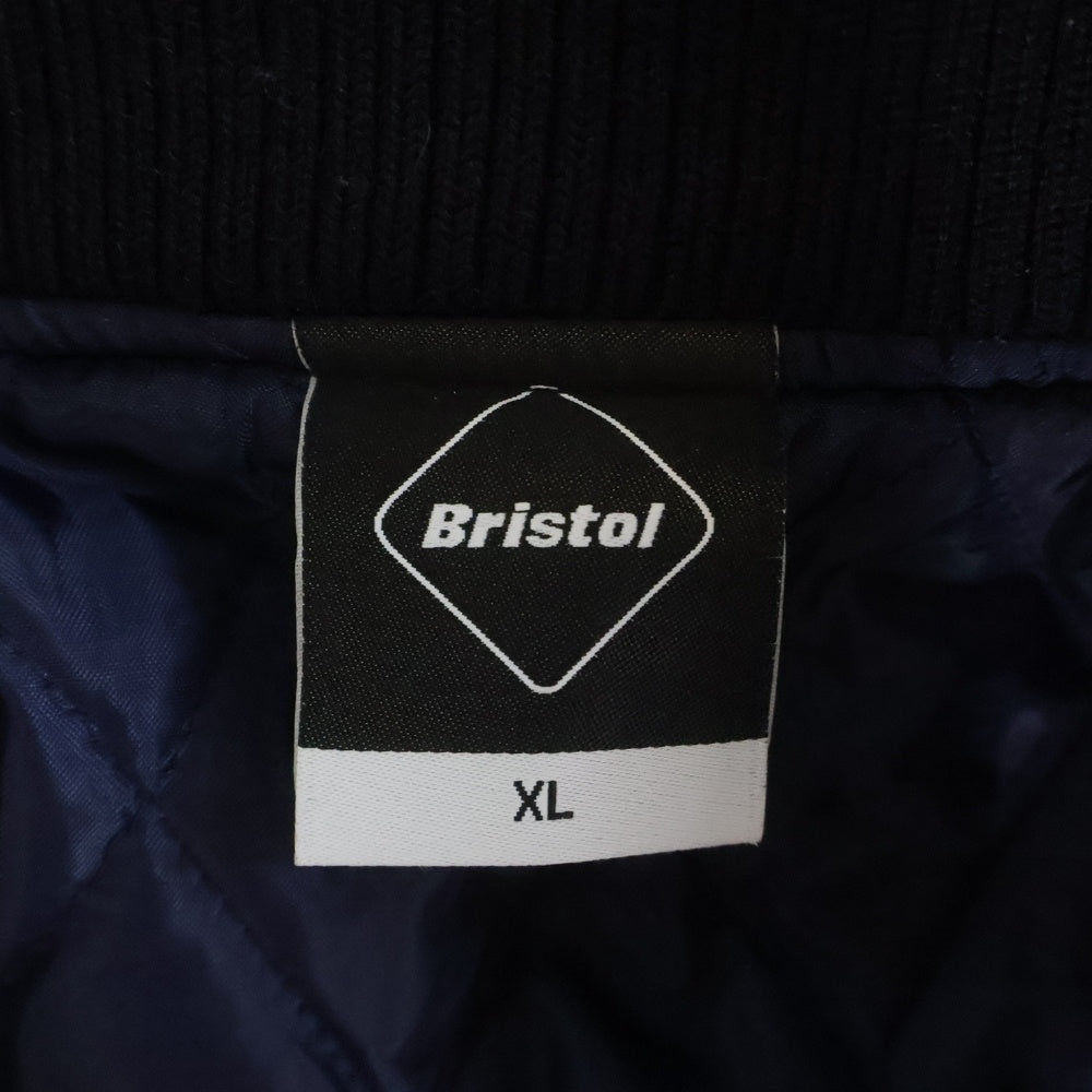 F.C.R.B./F.C.Real Bristol/FCRB(エフシーアールビー/エフシーレアルブリストル) 21AW MLB TOUR STADIUM JACKET エムエルビー ツアー スタジアムジャンパー バーシティジャケット ネイビー FCRB-212120