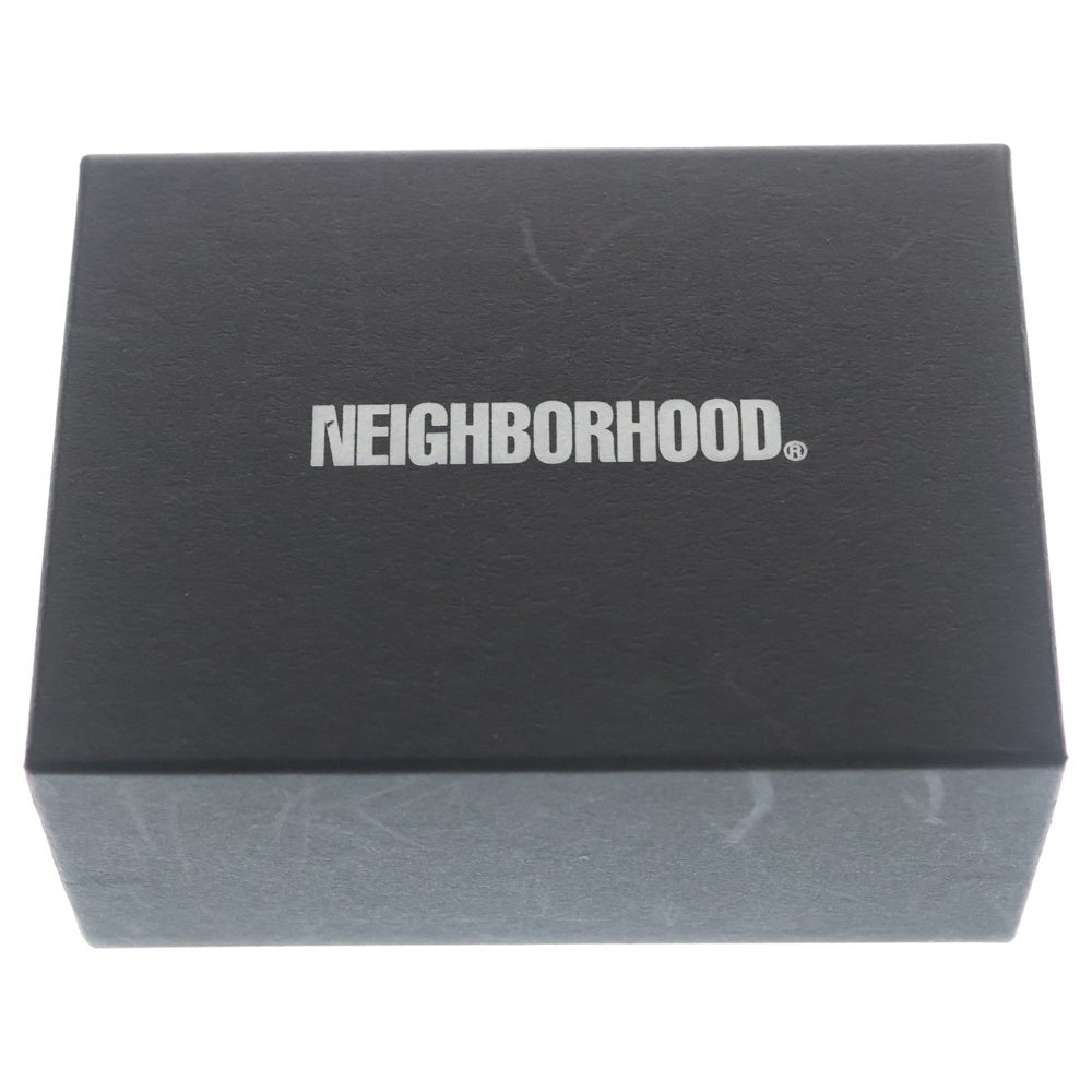 NEIGHBORHOOD(ネイバーフッド) 23AW ID MICRO WALLET アイディー マイクロ コンパクトレザーウォレット 折りたたみ財布 ブラック 232MVNH-AC02