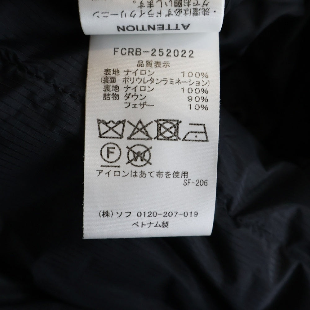 F.C.R.B./F.C.Real Bristol/FCRB(エフシーアールビー/エフシーレアルブリストル) 25AW EXPEDITION DOWN JACKET エクスペディション ナイロンダウンジャケット ブラック FCRB-252022