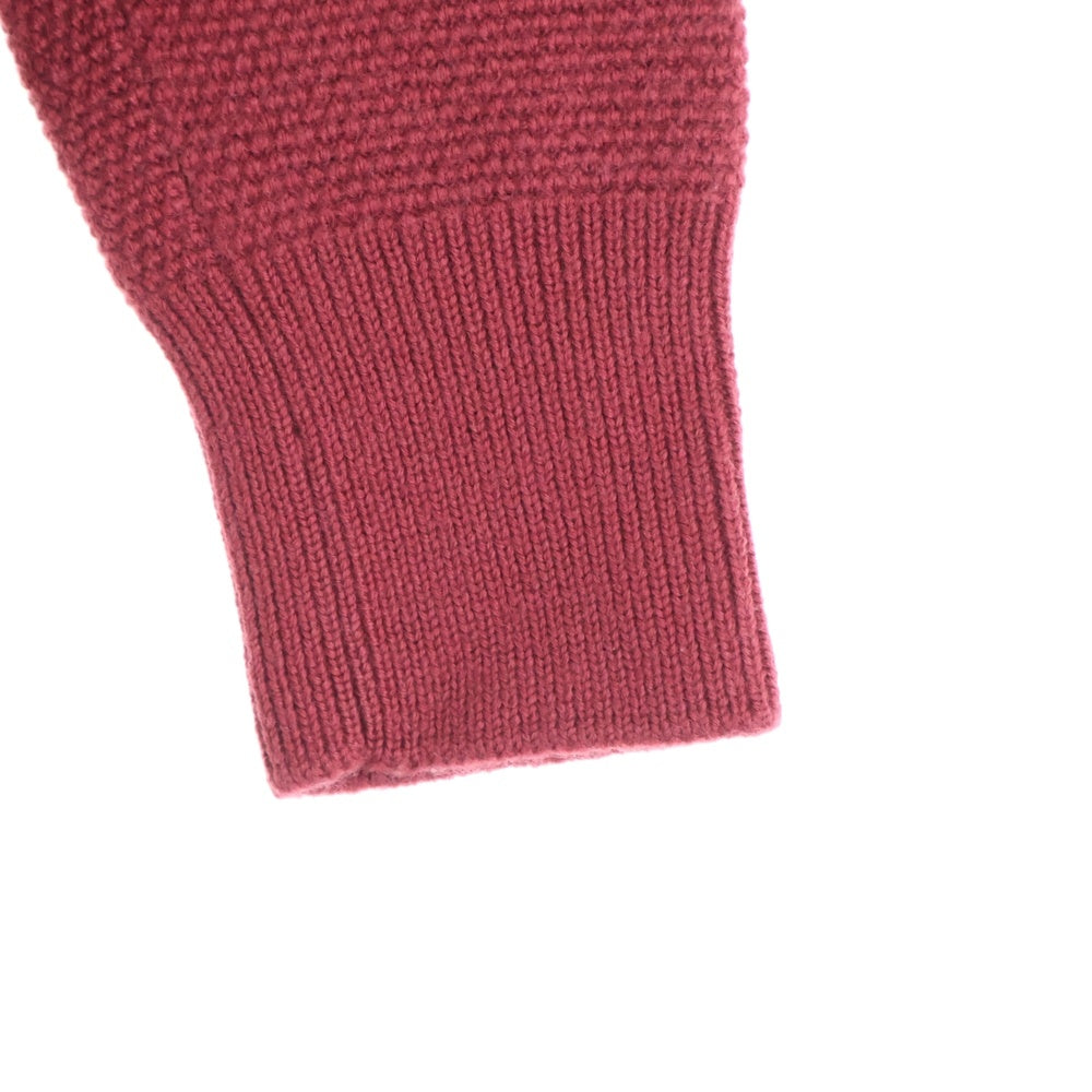 MONCLER(モンクレール) 19AW MAGLIONE TRICOT ALLA COREANA ニット切替 ジップアップナイロンジャケット キッズ レッド E20939474800 レディース